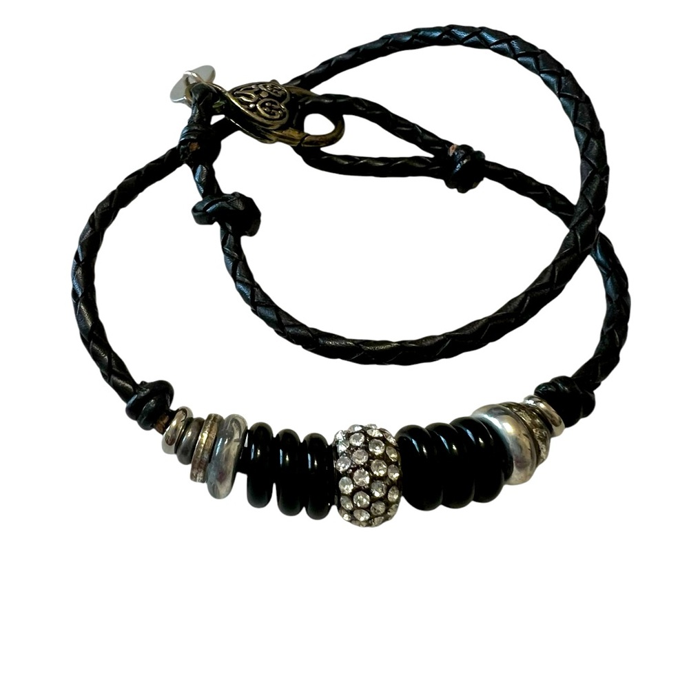 Lizzy James Double Bracelet with Black Cord